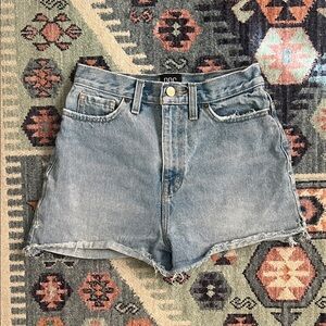 BDG High Rise Denim Mom Shorts